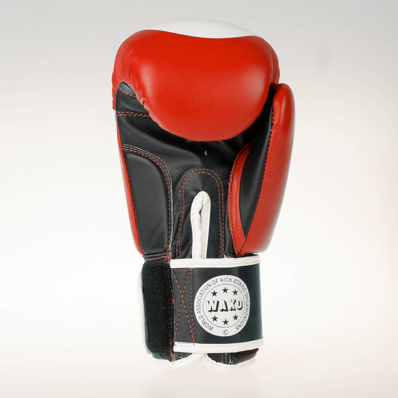 Top Ten Official WAKO Competition Kickboxing Gloves - Red