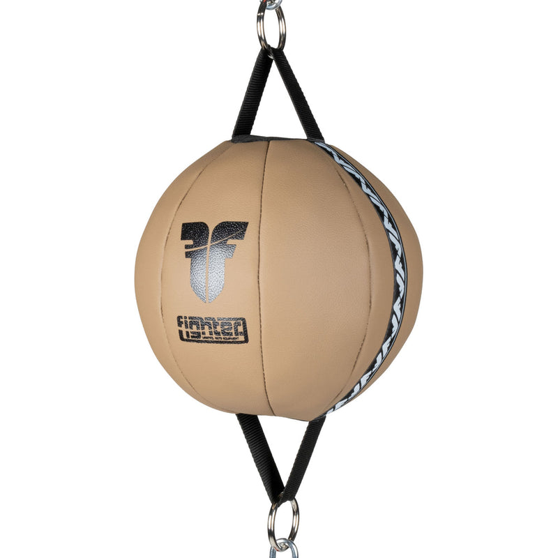 Fighter Punch Ball with Base MF-PRO - beige/black