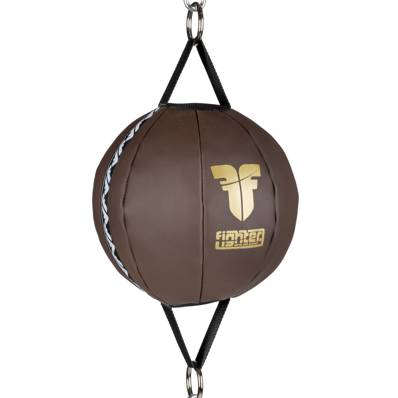 Fighter Punch Ball with Base MF-PRO - brown/gold