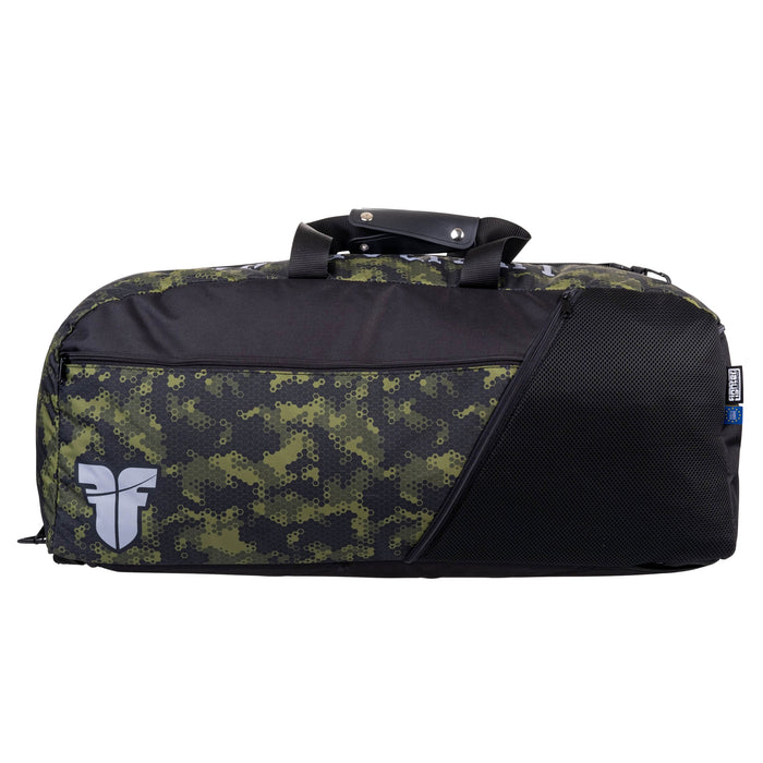 Fighter Sports Bag/Backpack - green camo honeycomb – Fighters Inc ...