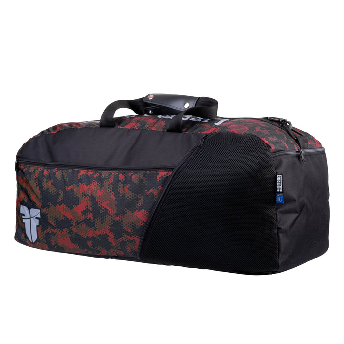 Fighter Sports Bag/Backpack - red camo honeycomb