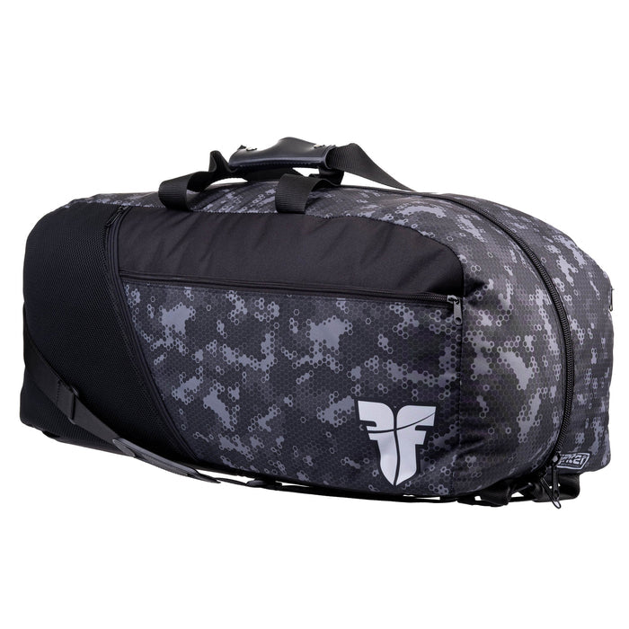 Fighter Sports Bag/Backpack - black camo honeycomb