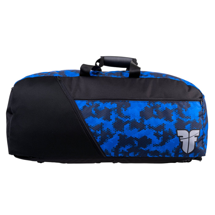 Fighter Sports Bag/Backpack - blue camo honeycomb