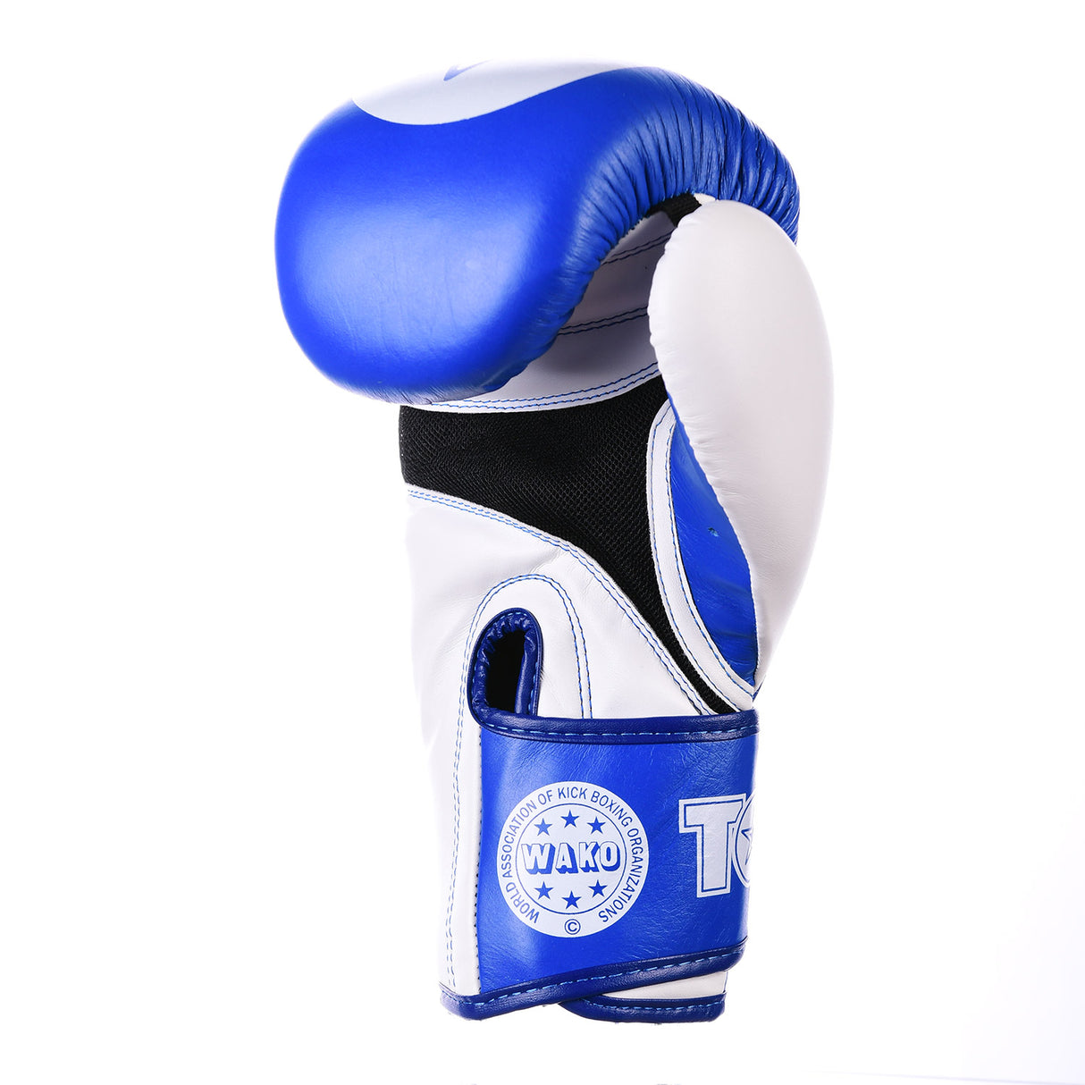 Guantes de boxeo TOP TEN STAR XLP WAKO azules y blancos, 2068-6
