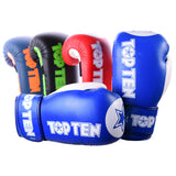 Guantes de boxeo TOP TEN STAR XLP WAKO azules y blancos, 2068-6