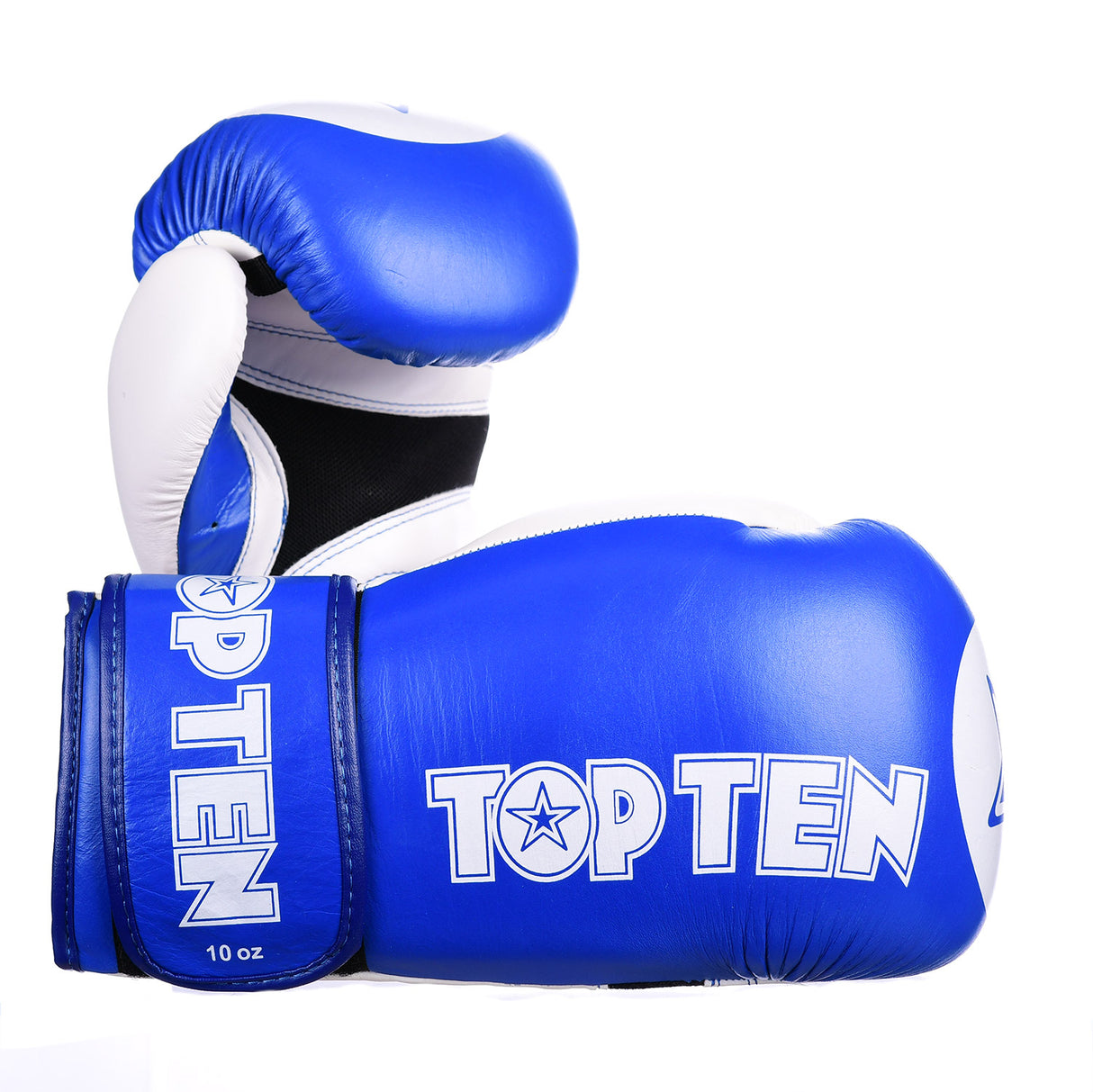 Guantes de boxeo TOP TEN STAR XLP WAKO azules y blancos, 2068-6