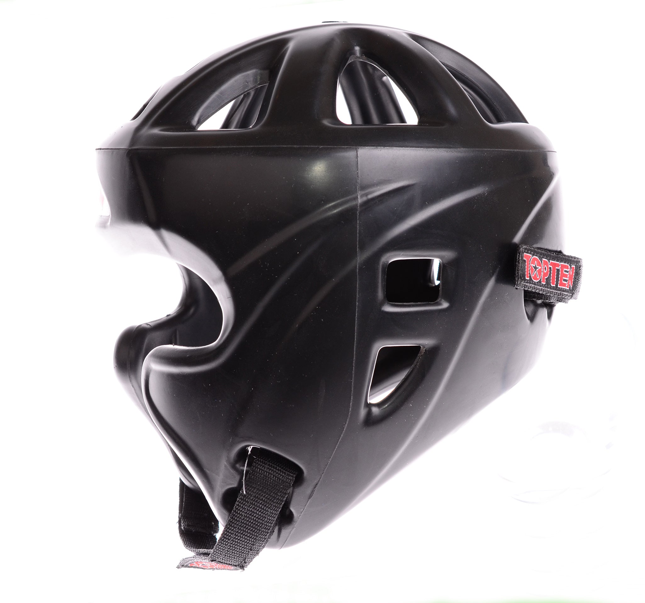 Playwell Top Ten Bayfill Avantgarde Protezione Testa Da Gara – Nero, Taglia Media – Con Aperture Per Ventilazione