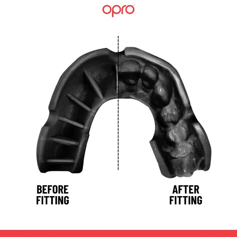Mouth Guard OPRO Bronze - Black