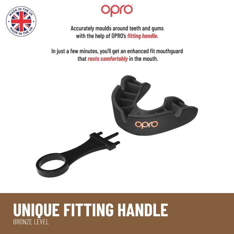 UFC EDITION Mouth Guard OPRO Bronze - Red