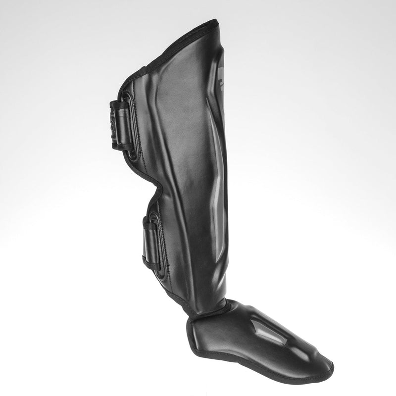 Fighter Shinguards Thai Ergo - black/grey, FSG-004BG