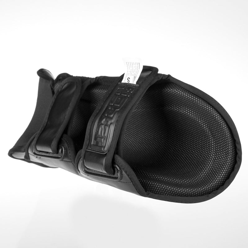 Fighter Shinguards Thai Ergo - black/grey, FSG-004BG
