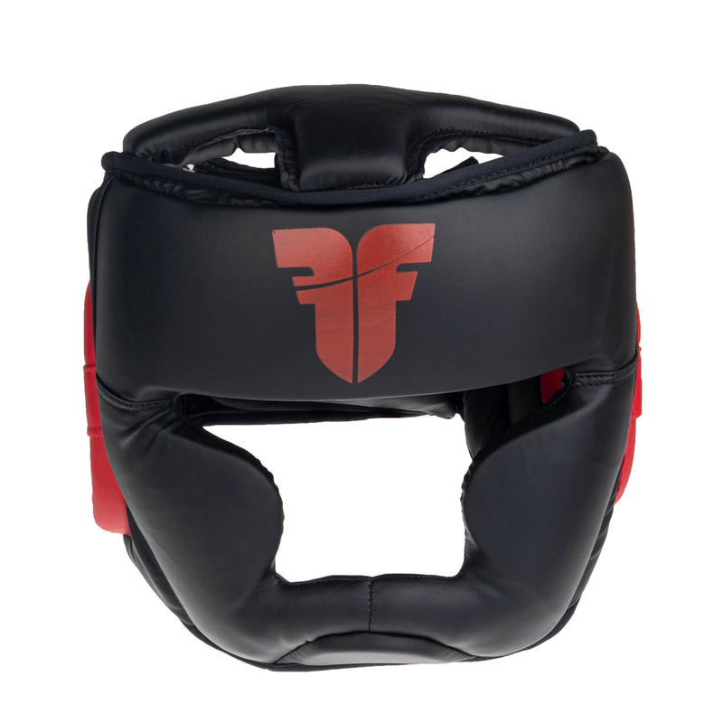 Headguard Fighter Sparring - black/red