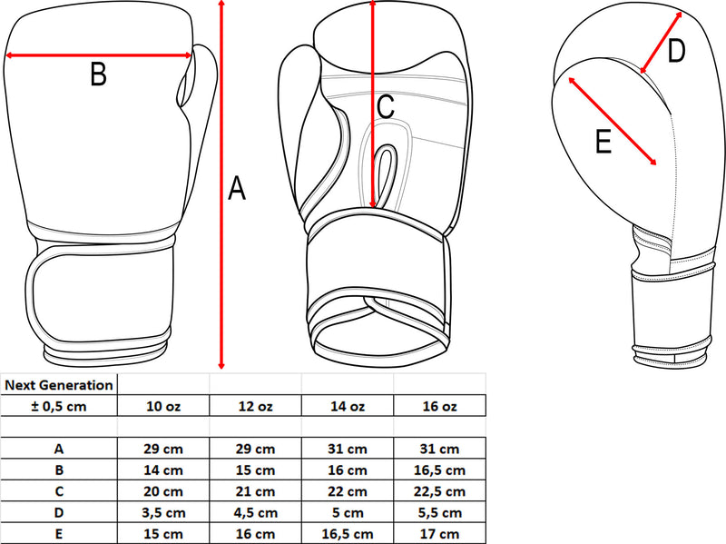 Top Ten IFMA boxing gloves Mad - Blue 2071-6