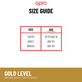 Mouth Guard OPRO GOLD FOR BRACES - white