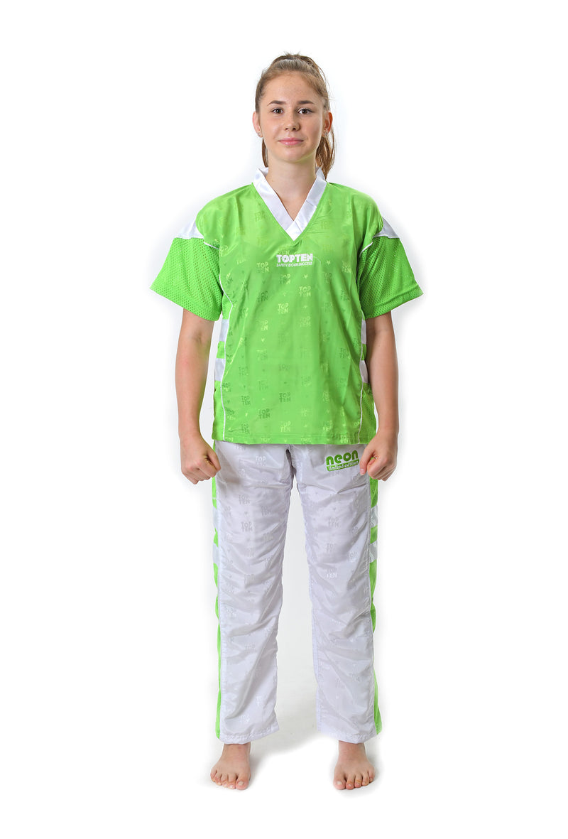 Fight TOP TEN Uniform - neon green/white, 1681-15