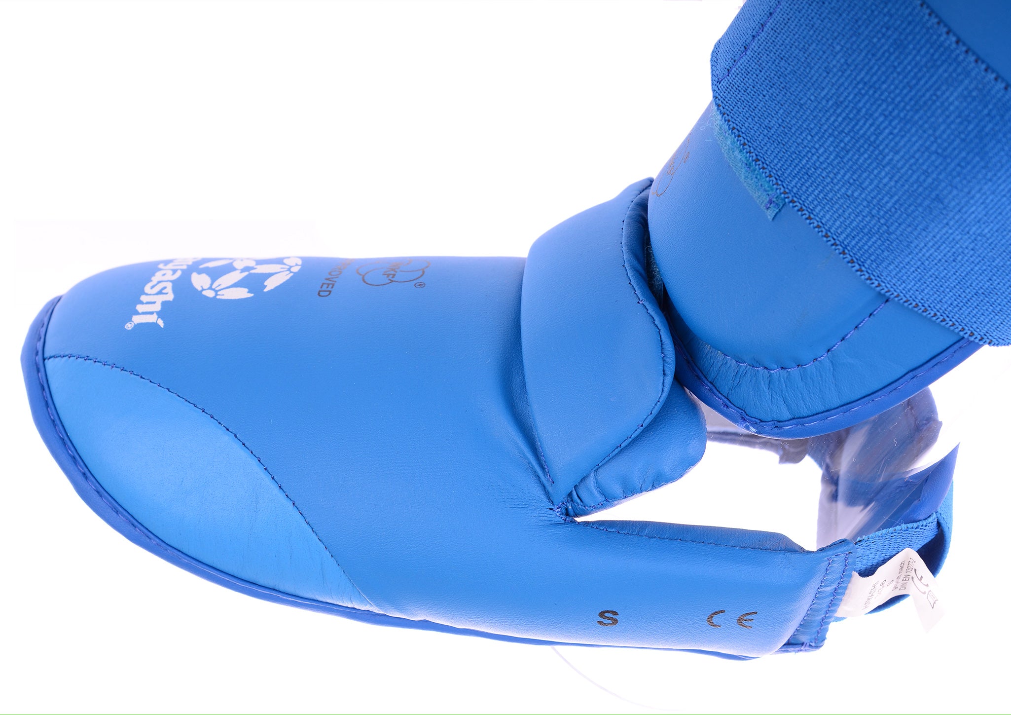 Hayashi WKF Foot and shin protection - Blue, 343-6 – Fighters Inc
