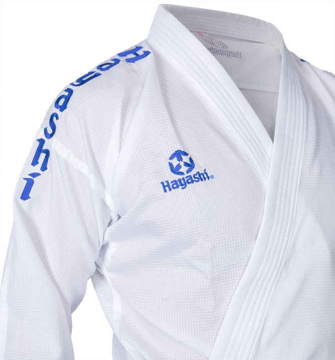 Hayashi Karate Gi “Air Deluxe” - BLUE Embroidery SPE