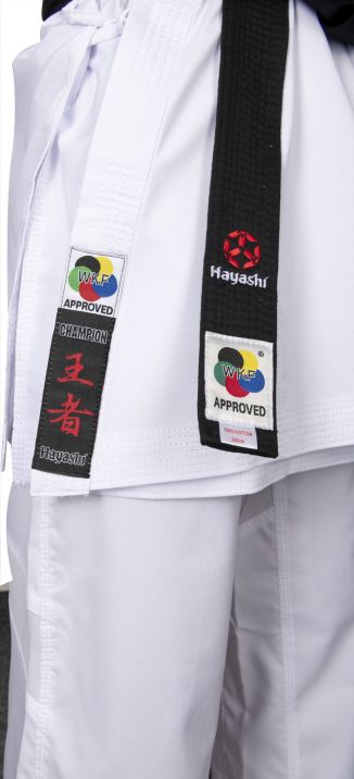 Hayashi WKF Karate-Gi CHAMPION FLEXZ - White/Red, 043-14