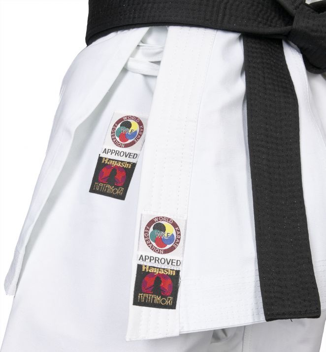 Hayashi WKF Karate-Gi KATAMORI - Blue Embroidery, 0295-4