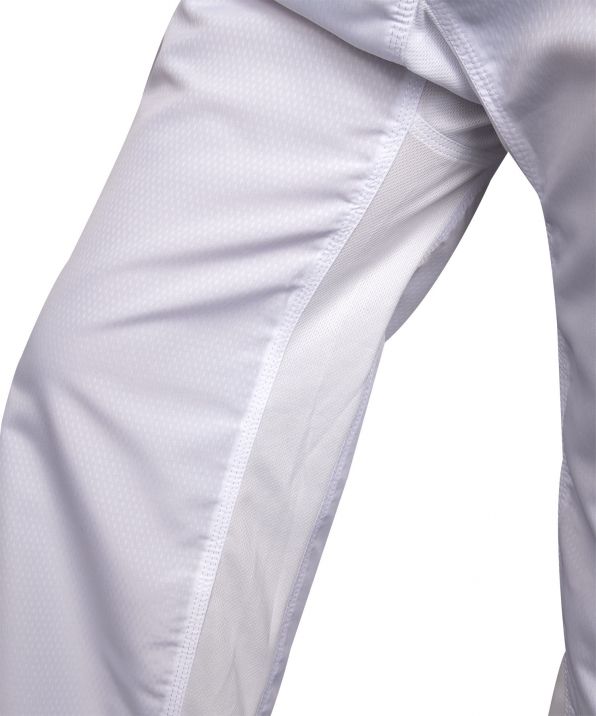 Hayashi Karate-gi blanco PREMIUM KUMITE 100 % poliéster ultraligero, 0473-1