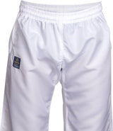 Hayashi Karate-gi blanco PREMIUM KUMITE 100 % poliéster ultraligero, 0473-1