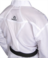 Hayashi Karate-gi blanco PREMIUM KUMITE 100 % poliéster ultraligero, 0473-1