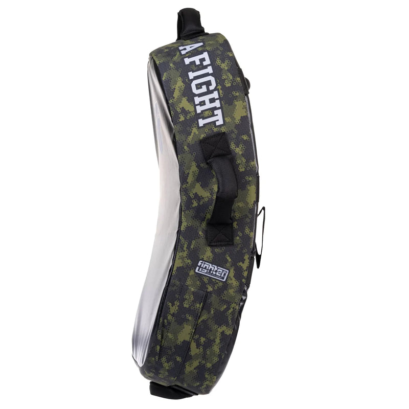 Fighter Kicking Shield - MULTI GRIP - Life is a Fight - Green Camo, FKSH-27
