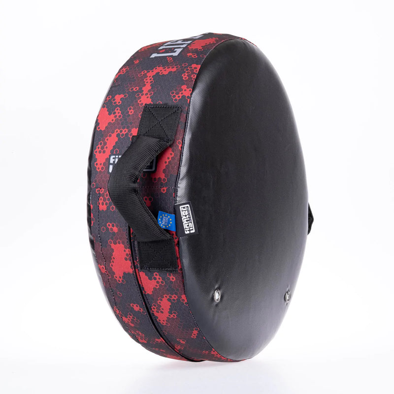 Fighter Round Shield - Life Is A Fight - Red Camo, FKSH-32