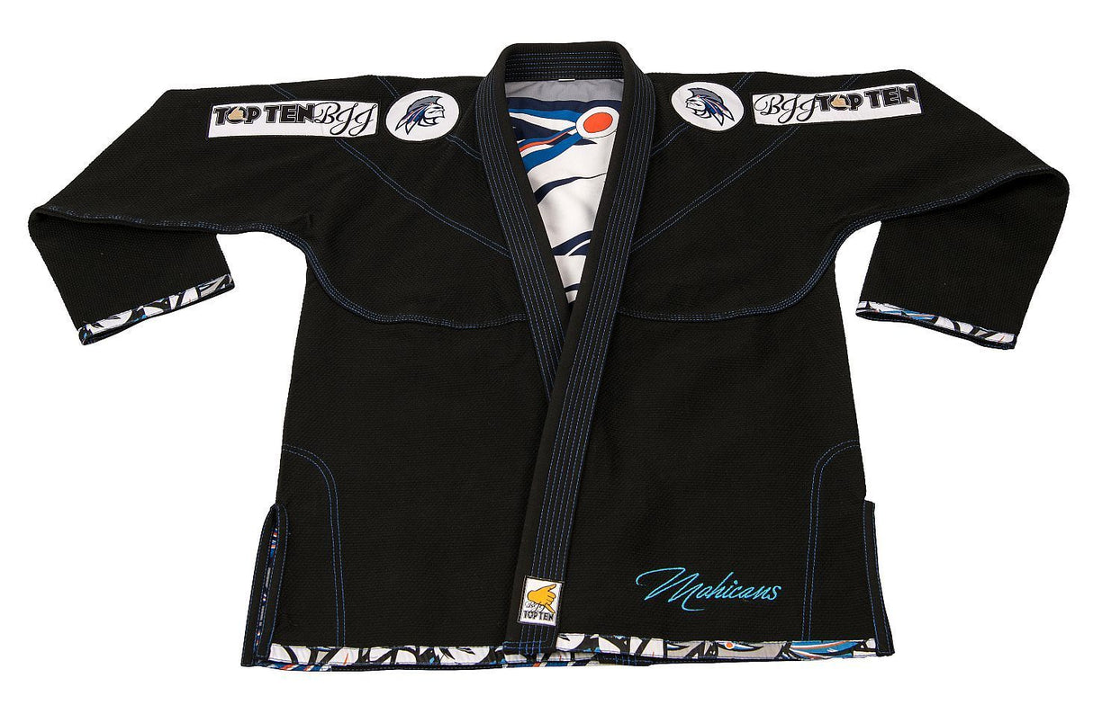 Los diez mejores uniformes de jiu-jitsu brasileño con mohicanos: negro