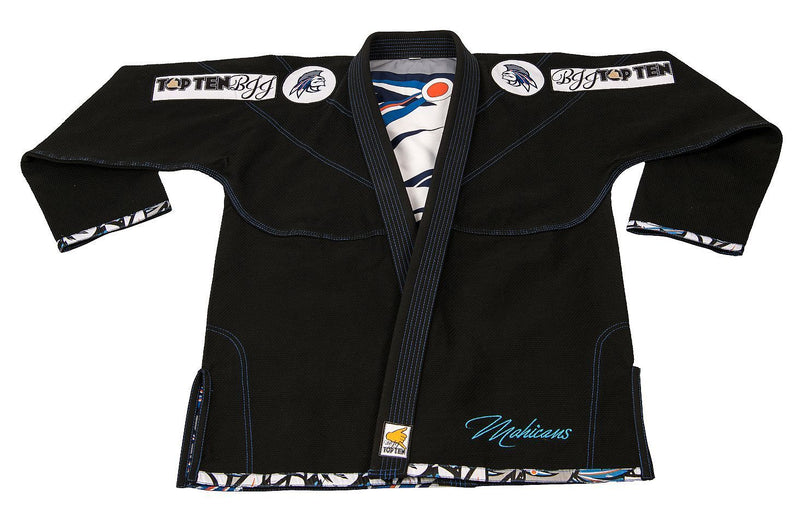 Top Ten Brazilian Jiu Jitsu Uniform Mohicans - Black