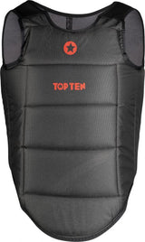 TOP TEN Super Light Chest Guard - black, CHG500-9