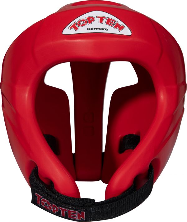 TOP TEN Protezione Testa Avantgarde Bayflex® - Blu Taglia M, Wako Approved, Senza Mentoniera, Per Arti Marziali E Combattimento