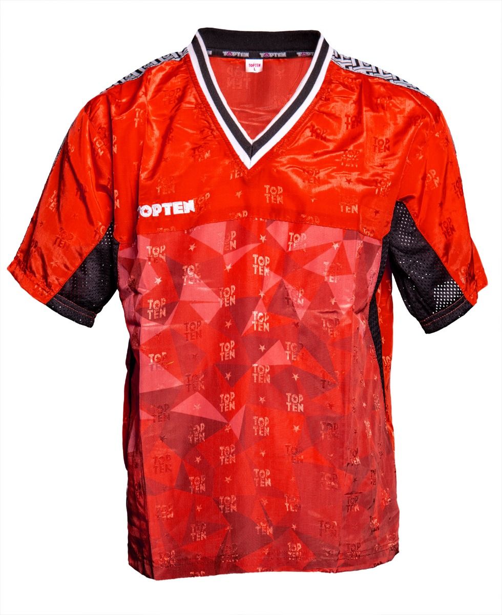 TOP TEN Uniform Prism - red – Fighters Inc. - Martial Arts Equipment