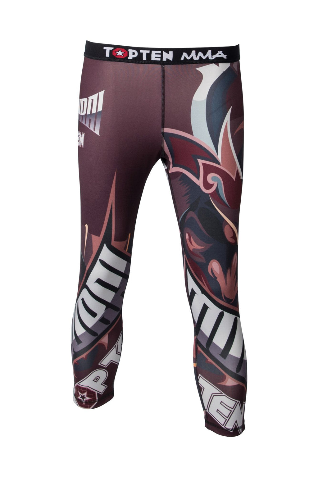 Top Ten workout leggings Samurai dark red