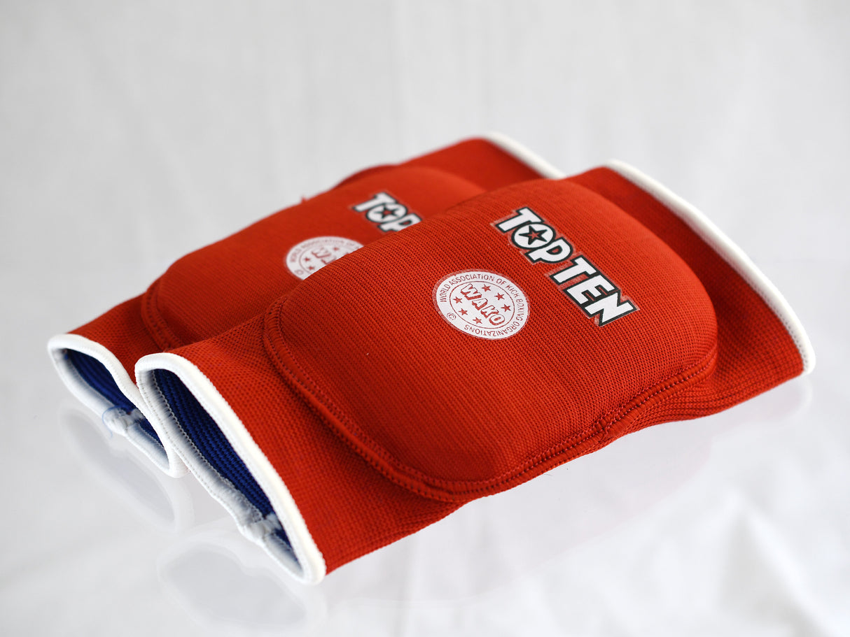 Top Ten Elbow Guard WAKO NASKA Reversible Red/Blue protector, 3214-46