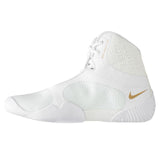 Nike Tawa - Zapatillas de lucha blancas y doradas metalizadas, CI2952-171